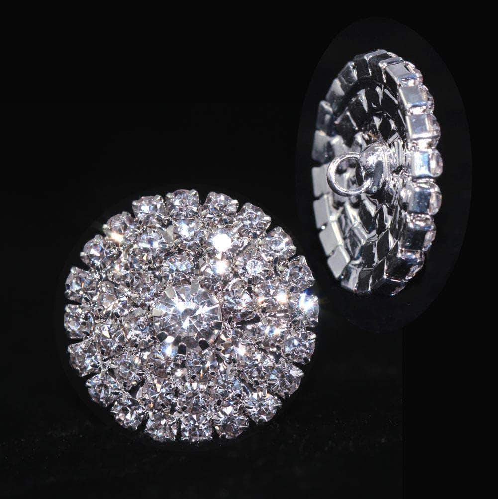 Pavé Rhinestone Buttons 