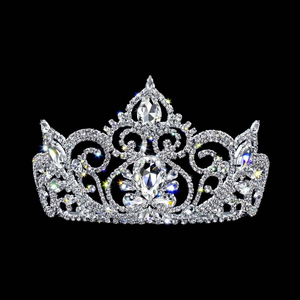 #17353 - Fairy Tale Princess Tiara with Combs - 3.25