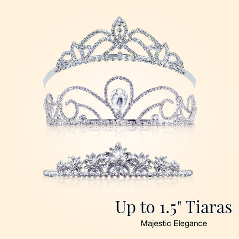 Bridal Tiaras up to 1.5" Tall