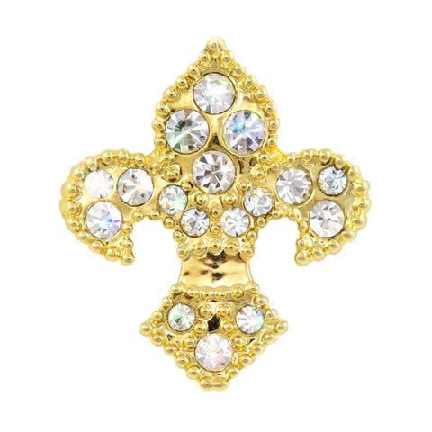#15888g Fleur de Lis Tack Pin - Gold Plated