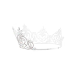 #16488 Pageant Praise - 4.5" Adjustable Crown Tiaras & Crowns up to 6" Rhinestone Jewelry Corporation