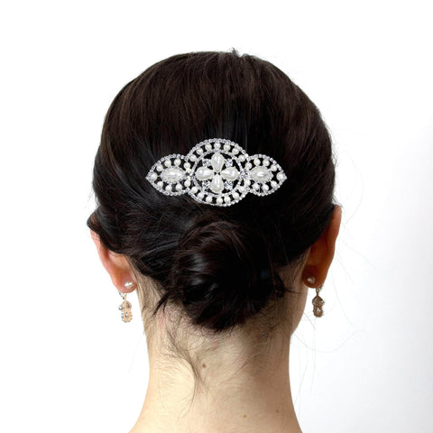 #16548- Pearl Eyelet Hair Comb (Limited Supply)