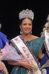 #17423 - The Eden Tiara with Combs 4.25" Tall Tiaras & Crowns up to 6" Rhinestone Jewelry Corporation