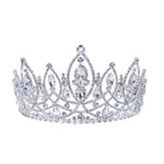 #17552 - Diamond Dream Tiara with Combs - 3.25" Tiaras up to 4" Rhinestone Jewelry Corporation