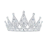 #17555 - Regal Splendor Tiara with Combs 3.5 " Tall