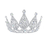 #17556 - Regal Splendor Tiara with Combs 4.5 " Tall