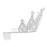 #17556 - Regal Splendor Tiara with Combs 4.5 " Tall