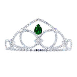 #17615 - The Debut Tiara - 2" Tall with combs Tiaras up to 2" Rhinestone Jewelry Corporation