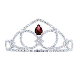 #17615 - The Debut Tiara - 2" Tall with combs Tiaras up to 2" Rhinestone Jewelry Corporation