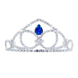 #17615 - The Debut Tiara - 2" Tall with combs Tiaras up to 2" Rhinestone Jewelry Corporation