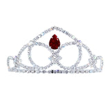 #17615 - The Debut Tiara - 2" Tall with combs Tiaras up to 2" Rhinestone Jewelry Corporation