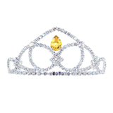 #17615 - The Debut Tiara - 2" Tall with combs Tiaras up to 2" Rhinestone Jewelry Corporation