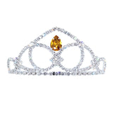 #17615 - The Debut Tiara - 2" Tall with combs Tiaras up to 2" Rhinestone Jewelry Corporation