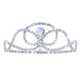 #17615 - The Debut Tiara - 2" Tall with combs Tiaras up to 2" Rhinestone Jewelry Corporation