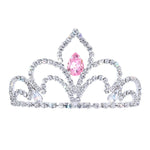 #17611 - The Prima Tiara - 2.5" Tall with combs Tiaras up to 2" Rhinestone Jewelry Corporation