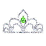 #17623 The Amour Petite Tiara with Combs - 2.5" Tiaras up to 2" Rhinestone Jewelry Corporation