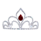 #17623 The Amour Petite Tiara with Combs - 2.5" Tiaras up to 2" Rhinestone Jewelry Corporation