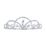 #17625 - Belle Tiara with Combs - 1.5" Tiaras up to 1.5" Rhinestone Jewelry Corporation