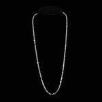 Necklaces - Bibs #17562 - 28" Opera Necklace. - Silver