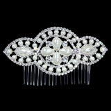 #16548- Pearl Eyelet Hair Comb (Limited Supply) Combs Rhinestone Jewelry Corporation