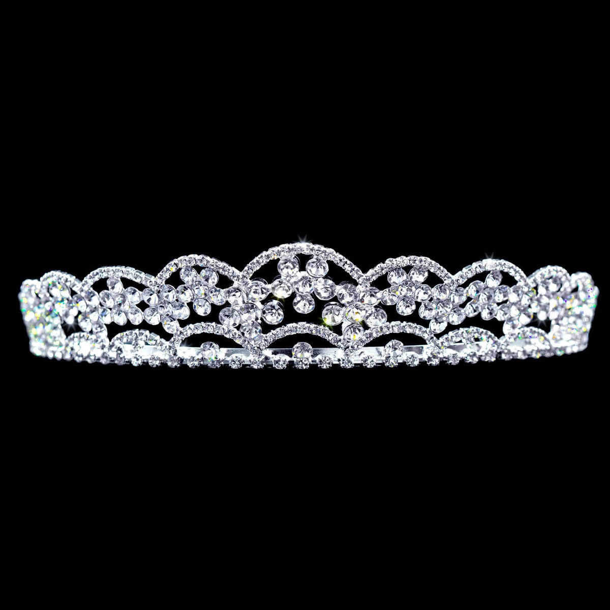 #12091 Floating Flowers Tiara